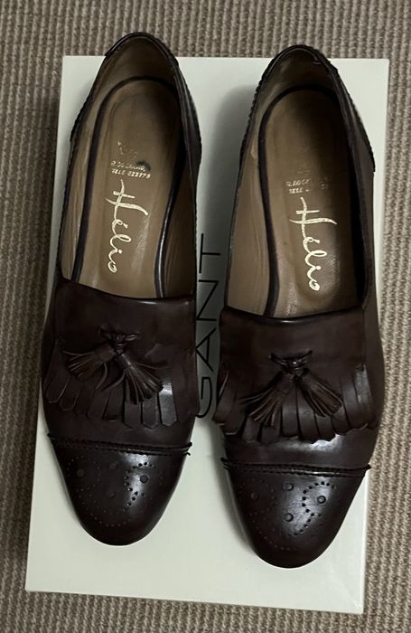 Mocassins castanhos da “Helio”, nº37 (26 cm)