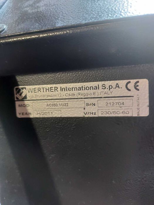 Стенд / установка для заправки автокондиционеров полуавтомат Werther AC950 Италия бу