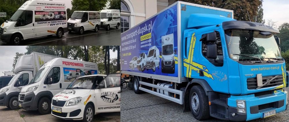 Bartman Przeprowadzki Transport Bagażówki z windą WYNAJEM AUT od 15lat