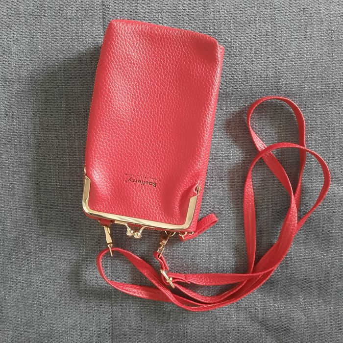Красный кошелёк сумка. Червоний гаманець Baellerry.