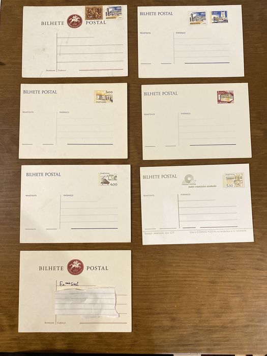 Lote de Envelopes selados mais bilhetes postais