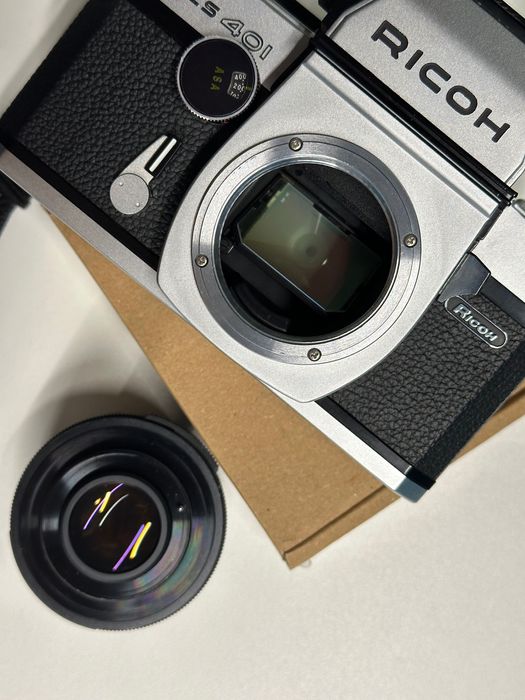 Плівкова камера Ricoh 401 TLS з Ricoh auto 50mm f1.7 | M42