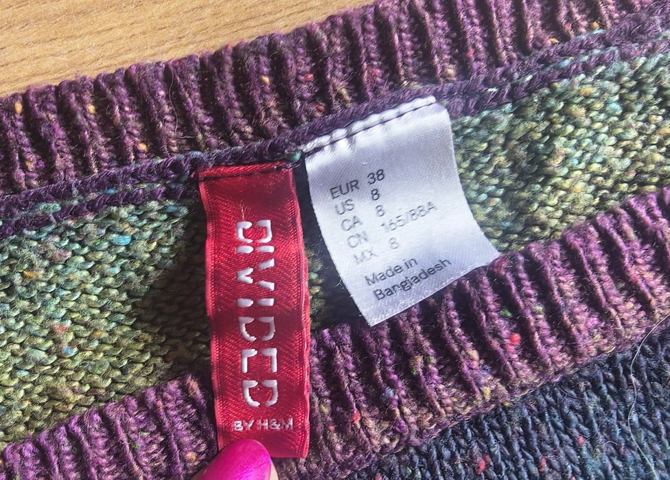 Sweter kolorowy H&M