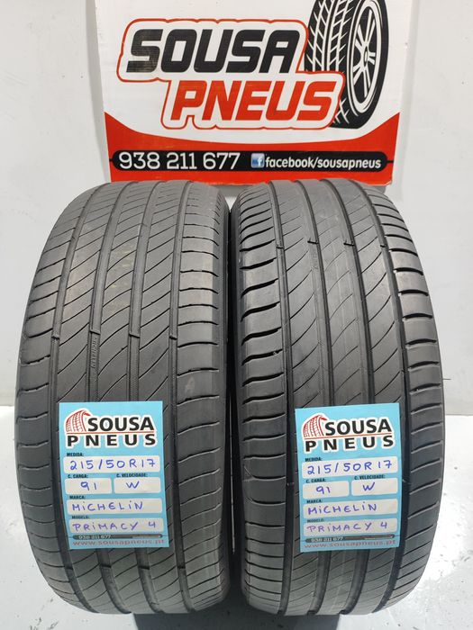 2 pneus impecáveis 205-50R17 michelin - Oferta dos portes