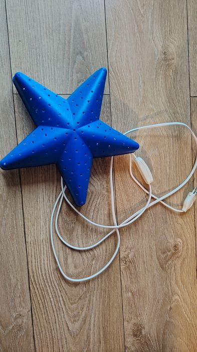 Lampka nocna ścienna gwiazdka Ikea pokój dziecka