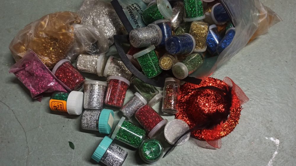 Brilhos (purpurina) em pó holográfico