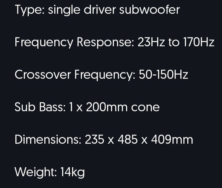Vendo Subwoofer YAMAHA YST-SW90