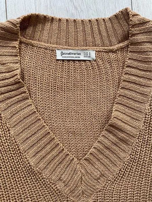 Beżowy sweter, Stradivarius, S (36)