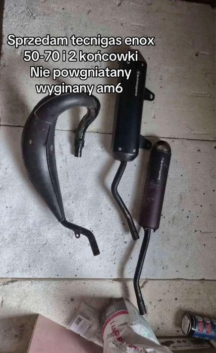 Sprzedam tecnigas enox am6 z czarna koncowka