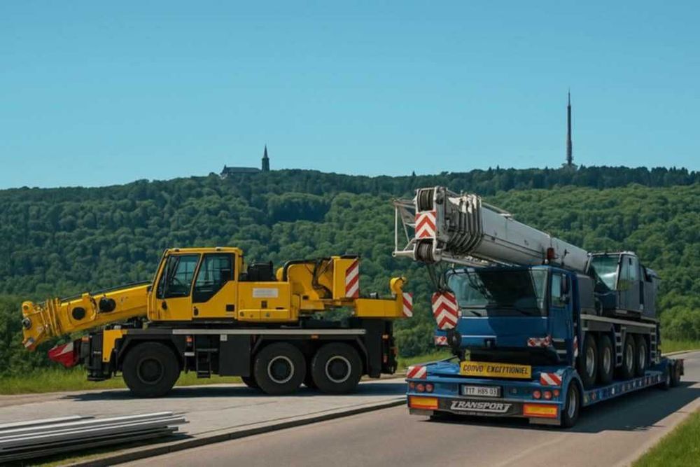 Usługi Dźwigowe - Dźwig - Żuraw  70 T, 80T, 90T