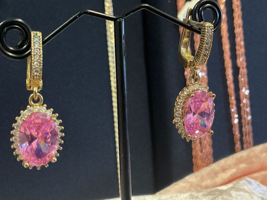 Brincos prata banho ouro 3,5 cm./ outros anúncios abaixo
