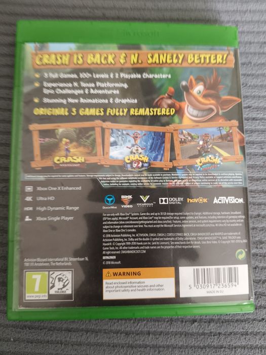 Crash bandicoot Xbox
