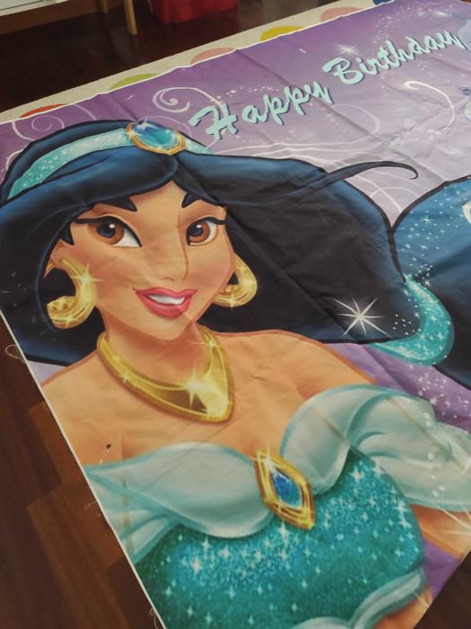 Decoração para festa de aniversário Princesa Yasmin