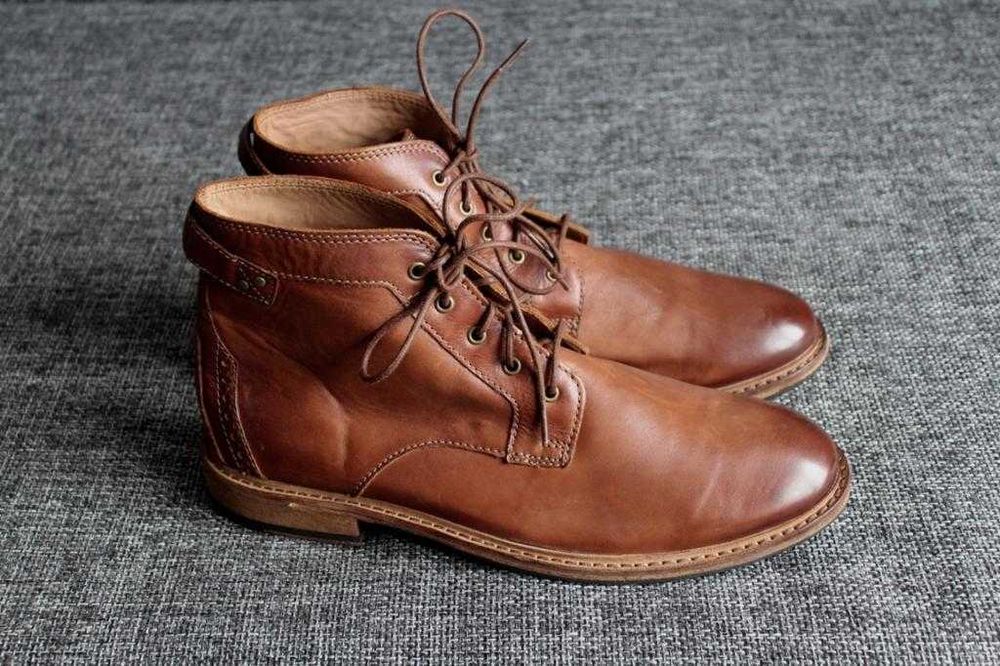 Ботинки Clarks Оригінал Нат шкіра 46р