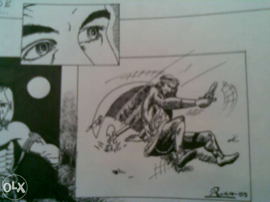 Quadros - pranchas originais de banda desenhada-bd