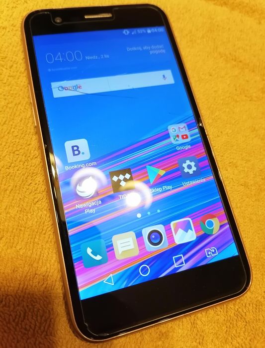 Smartfon LG K10 - (2017) - lekko uszk. wyświetlacz - wszystko działa