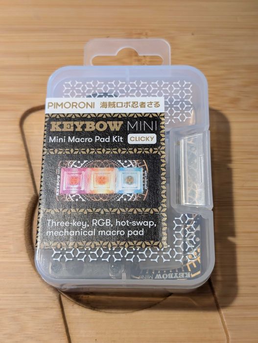 Клавіатура Pimoroni Keybow Kit (3-key) Clicky for Raspberry Pi