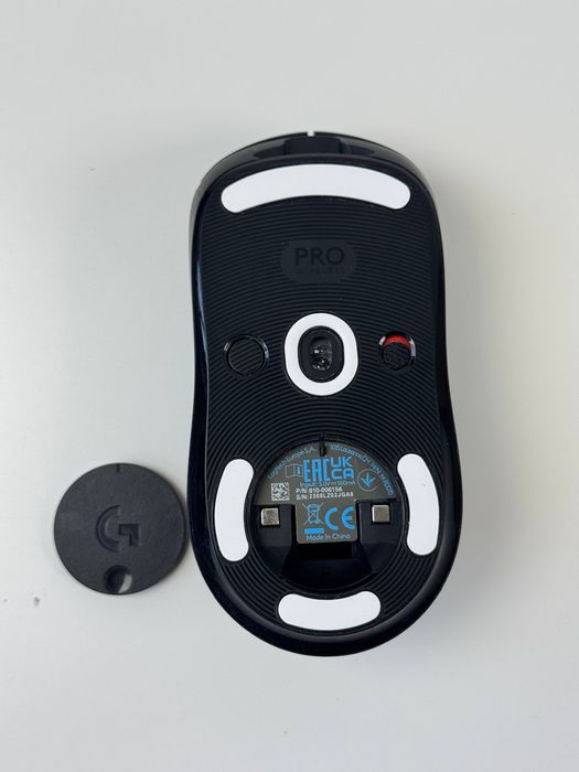Бездротова ігрова оптична миша Logitech G PRO Wireless Black - з підсвіткою, 25600 DPI (910-005272)