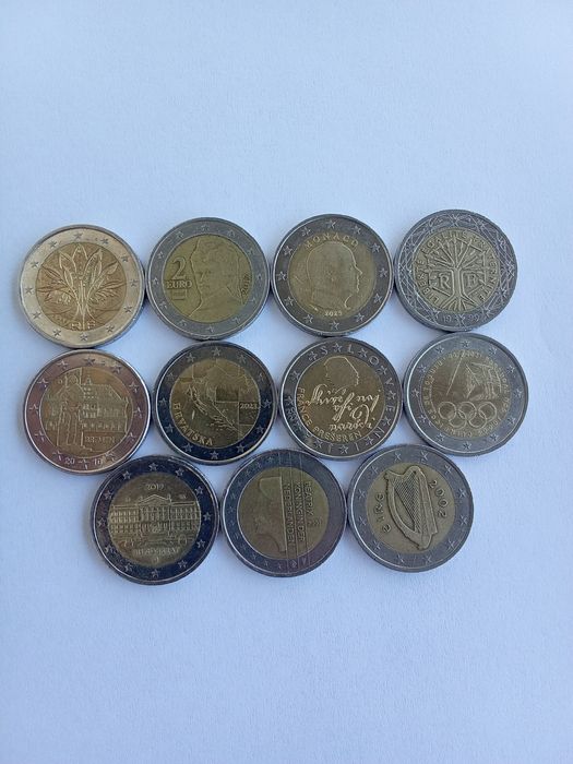Moedas comemorativas coleção