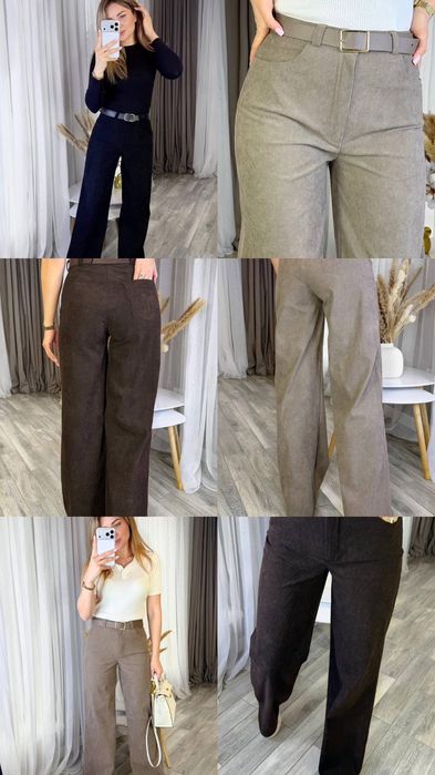 Штани вельвет стрейч