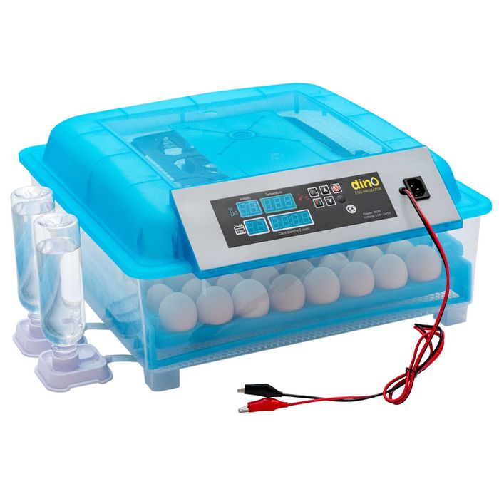 Inkubator Automat DINO 230V / 12V na 56 jaj klujnik wylęgarka +Owoskop