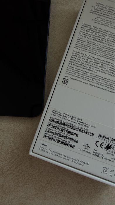 iPhone 12 128 g б/у синій