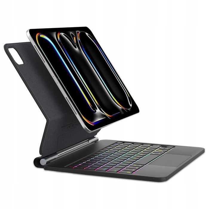 Etui z klawiaturą Bluetooth Magic do iPada Pro 11 Szare QWERTZ
