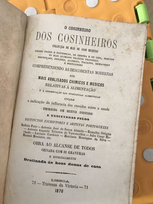 Livrode receitas - O Cozinheiro dos cozinheiros