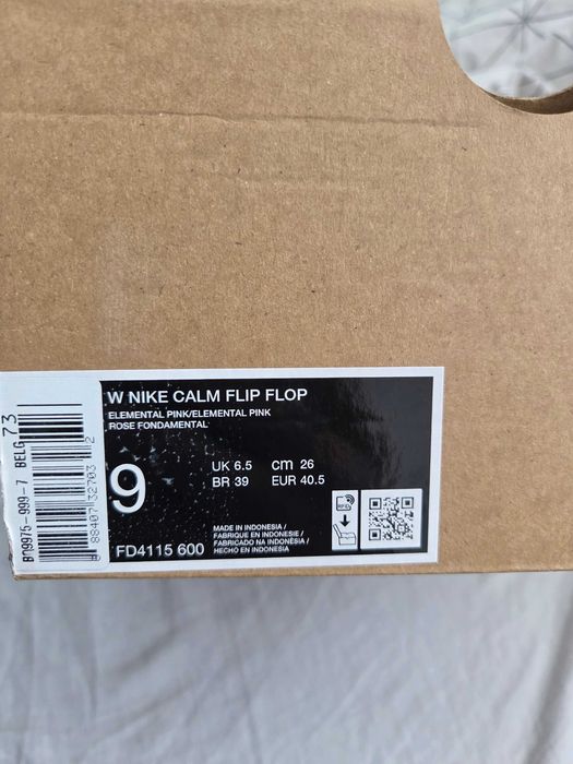 Klapki damskie Nike Calm Flip-Flops FD4115-600