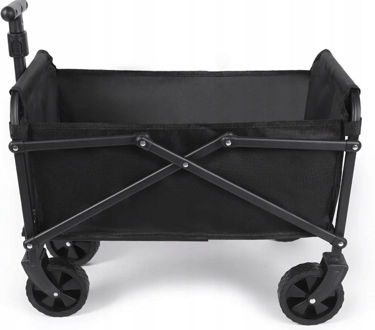 Kompaktowy składany wózek transportowy ogrodowy plażowy