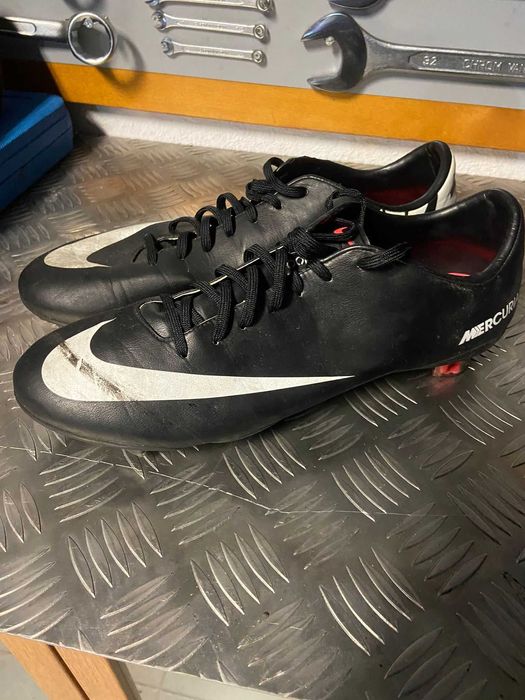 Chuteiras de futebol Nike Mercurial Vapor IX FG Blackout ACC carbono