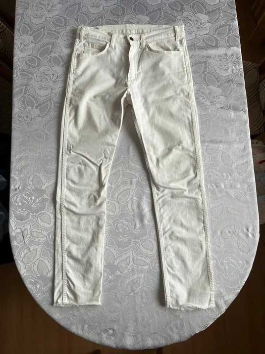 Spodnie męskie dżinsowe jeansy Levi's 510 32/32 jak nowe białe