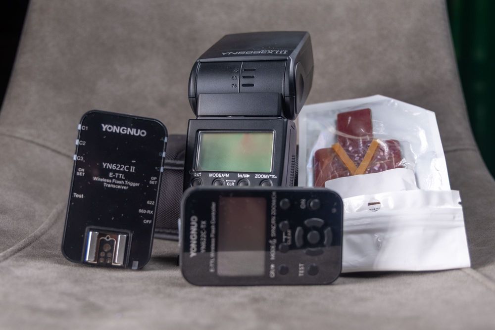Lampa błyskowa Yongnuo YN-565EX III + Wyzwalacze YN-622C (Canon)