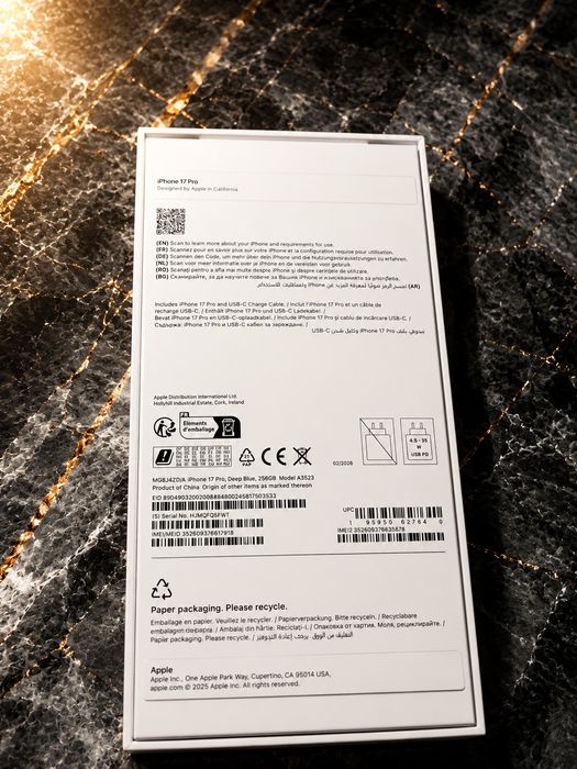 Iphone 17 pro 256Gb
