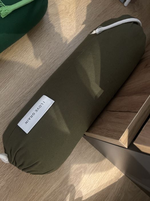Walek poduszka z ziarnami gryki „I LOVE GRAIN”