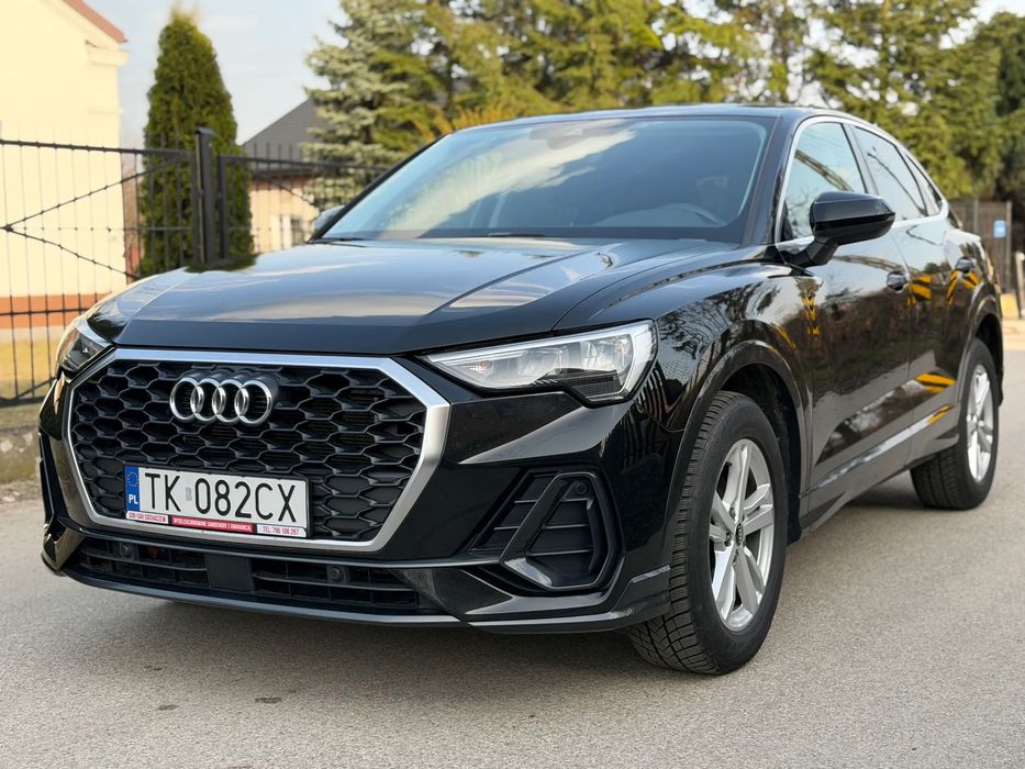 Audi Q3 Sportback 1WŁ ASO Salon PL FV23% Kamera CarPlay AndroidAuto Martwe Pole