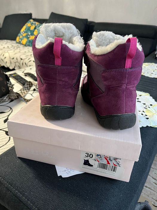Buty, trzewiki zimowe dziewczęce r. 30cm