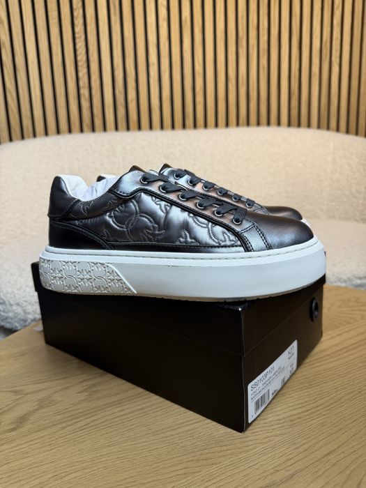 Кеди Pinko Sneakers Pinko Yoko 21 колір сірий і табакко, є всі розміри