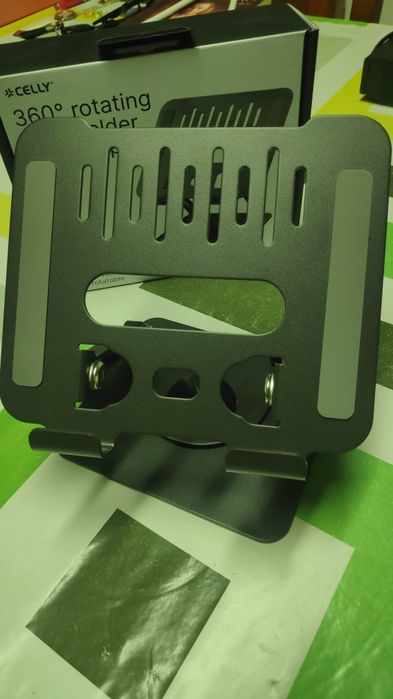 Base rotativa para portáteis ou tablets