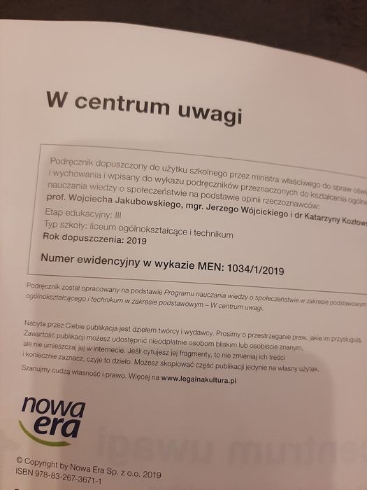 Podręcznik do wiedzy o społeczeństwie 1