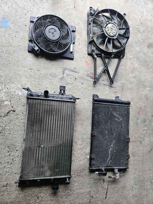 Опель Астра Г Ж Зафіра А Радіатор охолодження Кондиціонера Вентилятор