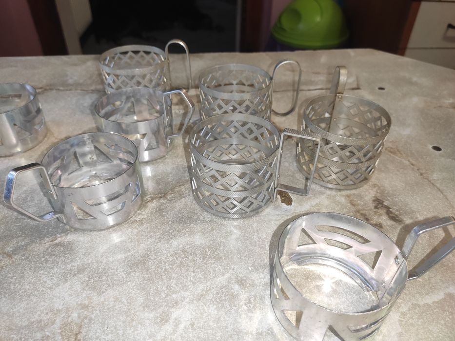 Zestaw kultowych PRLowskich koszyczków alu