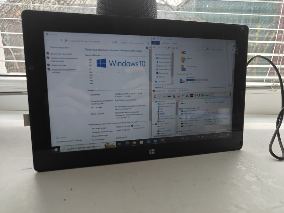 Срочно! Surface pro 4/128 планшет на windows