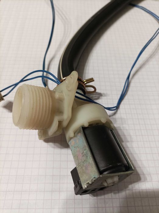 Elektrozawór pojedynczy 1-drożny pralki Whirlpool