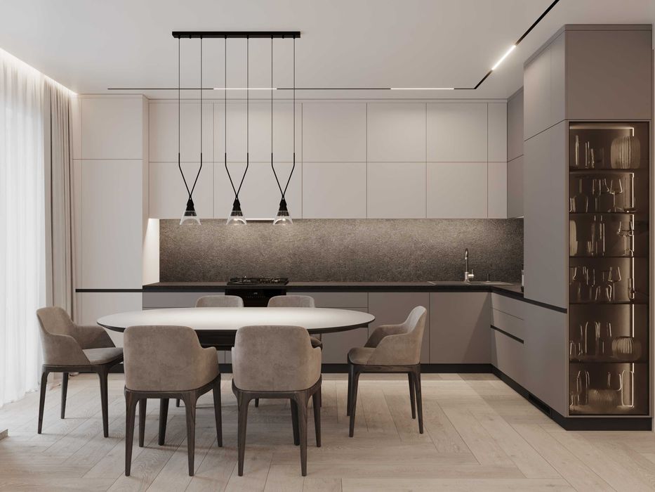 Дизайн-проект квартиры, дома, офиса. Дизайн интерьера. Визуализация.