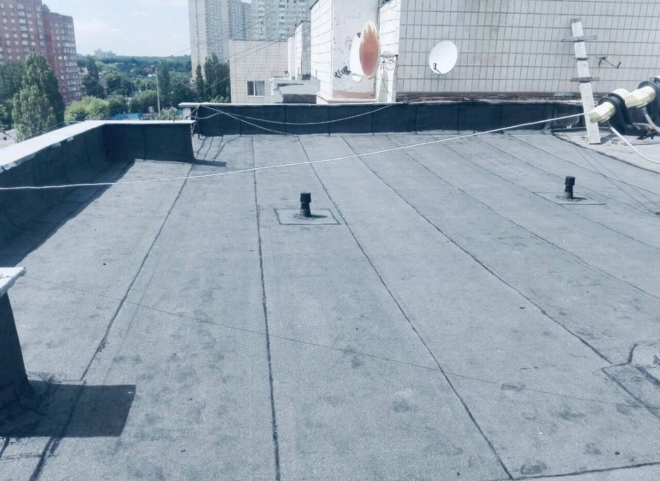 Качественный ремонт мягкой кровли рубероидом