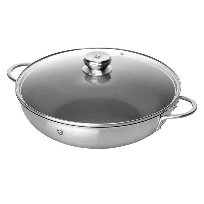 Новая сковорода Zwilling WOK с крышкой 32 см