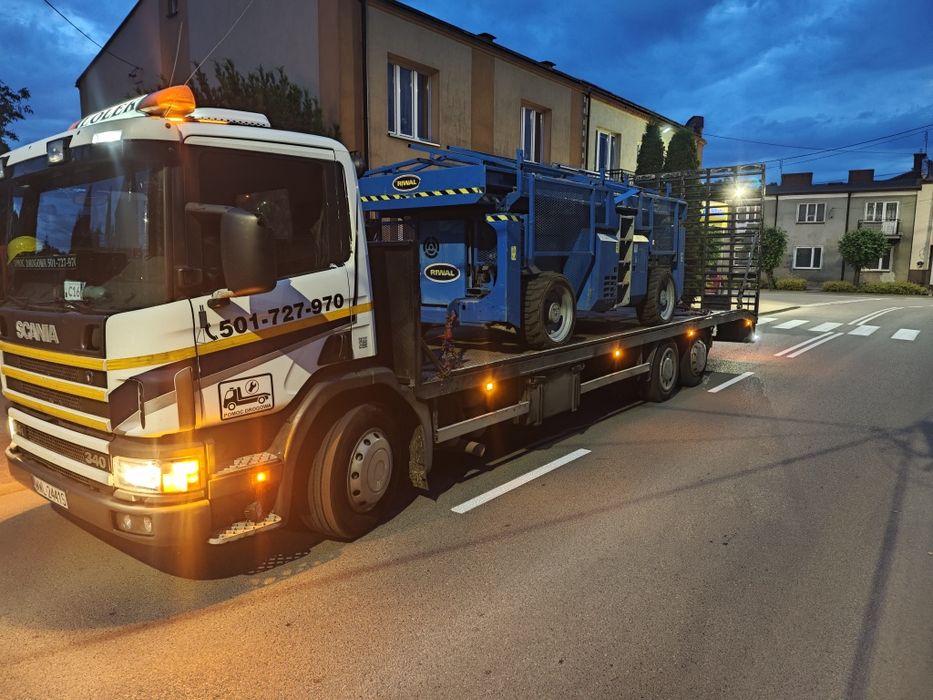 Relokacja Transport Maszyn "LOLEK" Pomoc drogowa Laweta