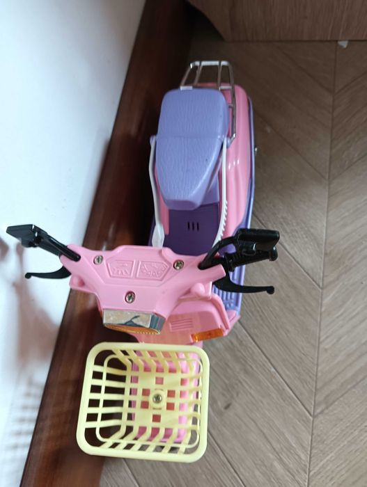 Lalka + Skuter klon Barbie Cherrie Fancy Scooter lata 90