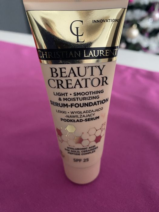 podkład christian laurent serum foundation vanilla beige